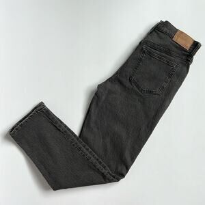 MADEWELL the perfect vintage jeans straight leg faded black size 25